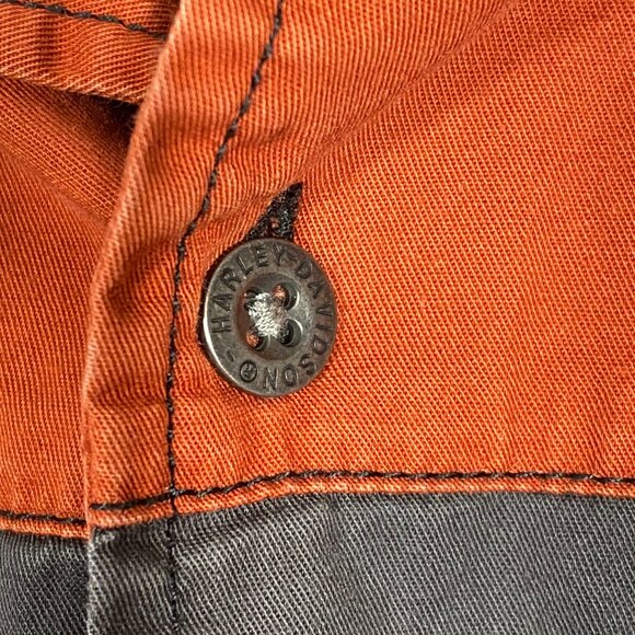 Harley-Davidson Color Block Work Shirt Size 3XL - Picture 5 of 11